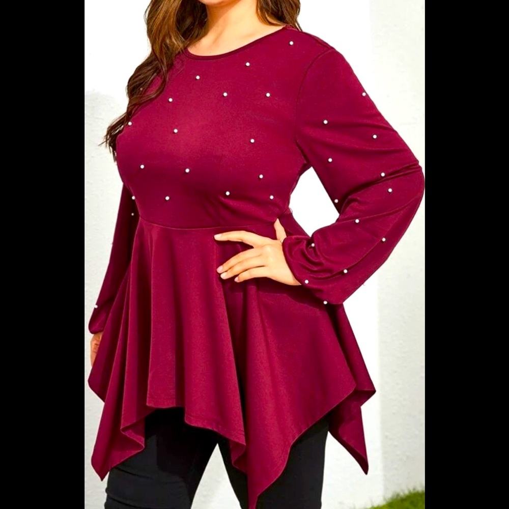 Super Cute SHEIN Pearl Blouse